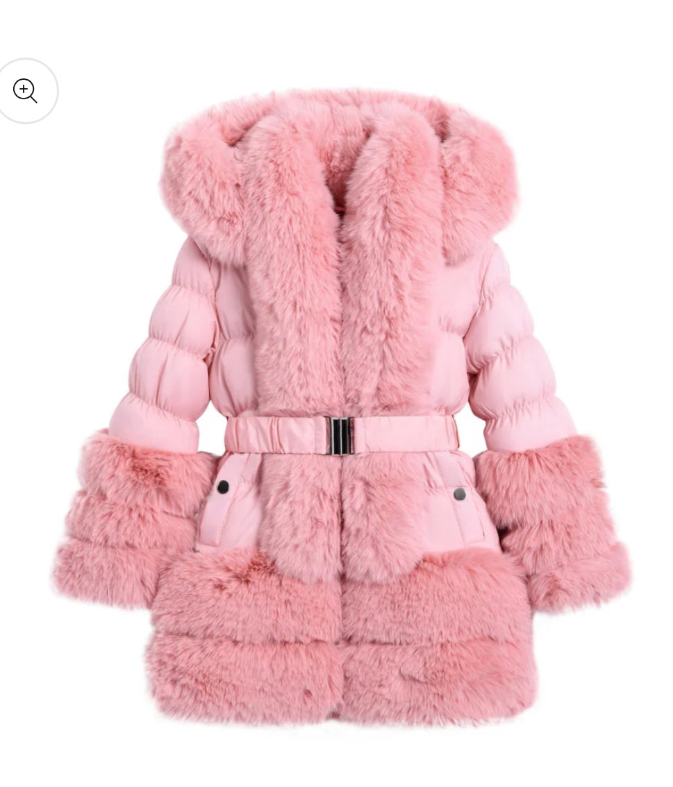 Kids pink coat