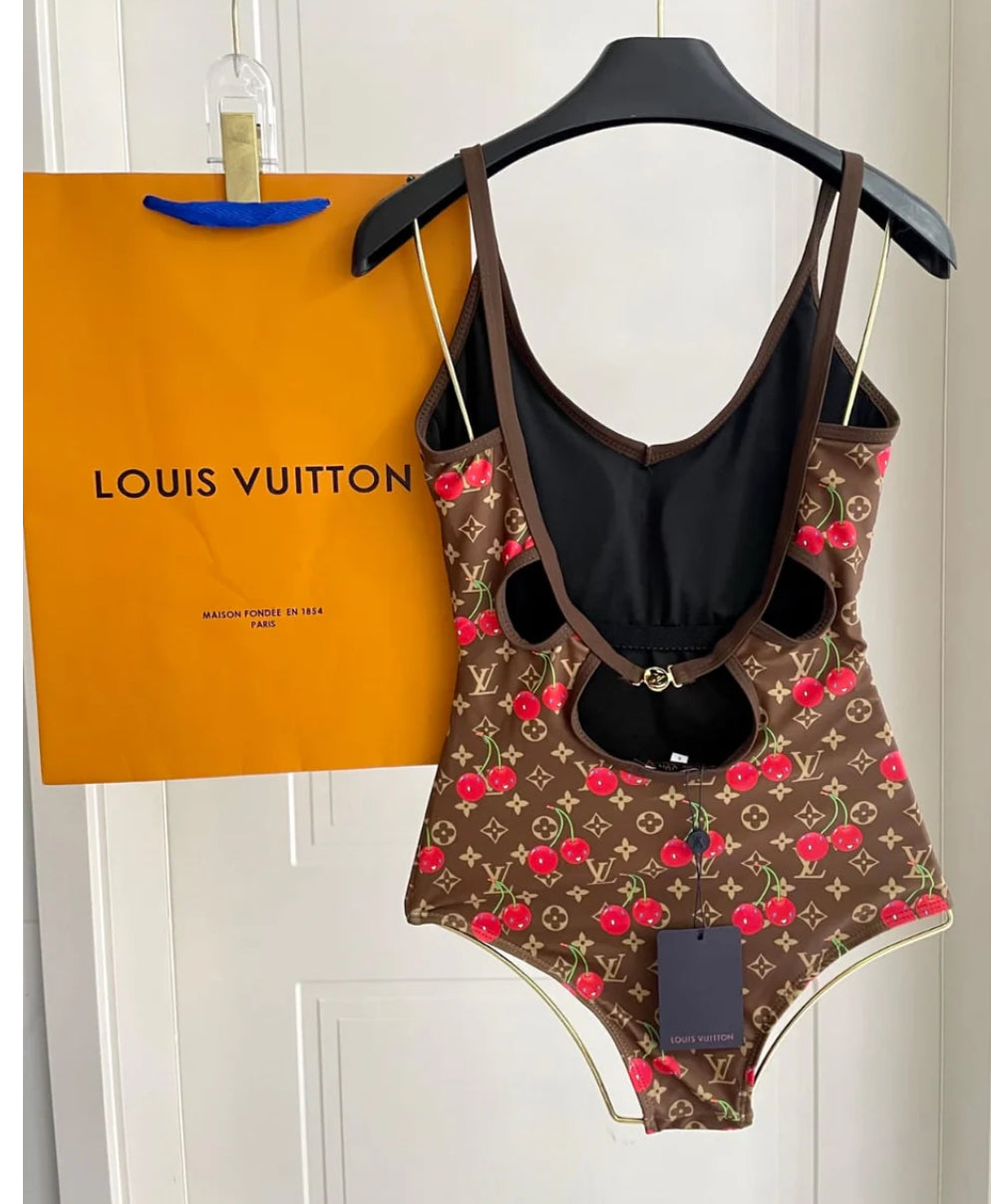 Cherry swimming costume