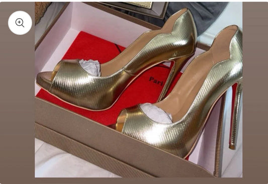 Gold heels
