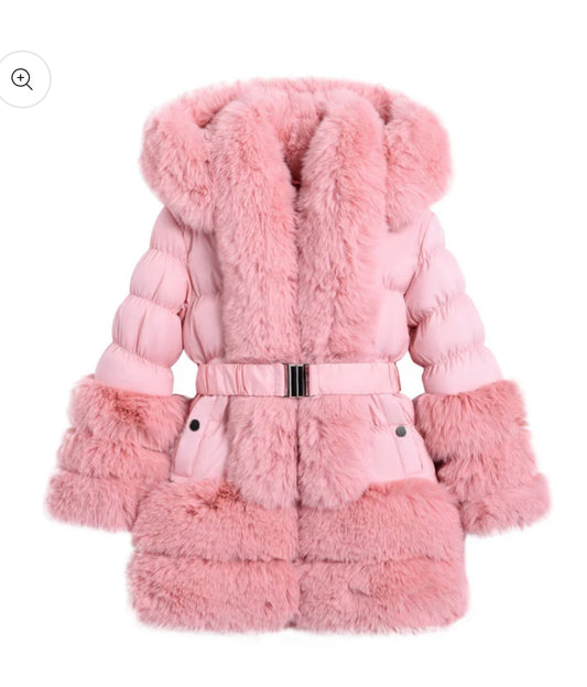 Kids pink coat