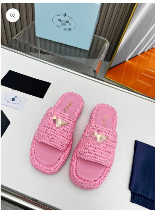 Pink sandals