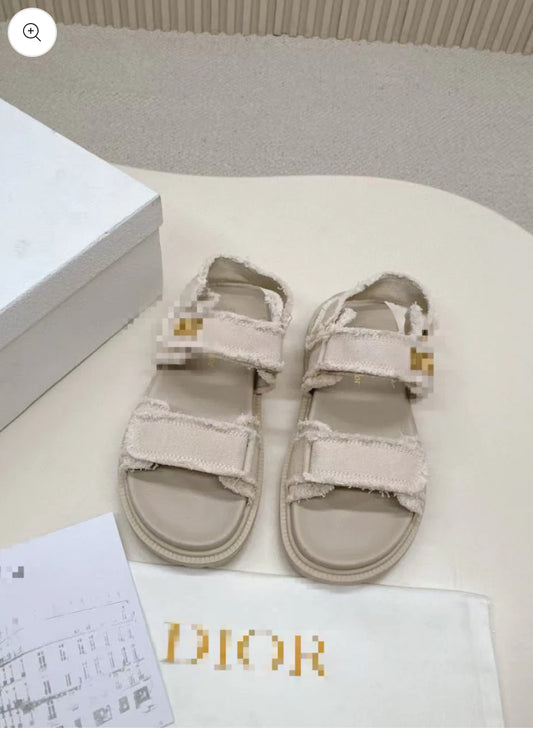 Beige sandals