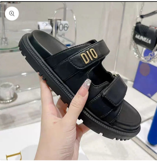 Black sandals