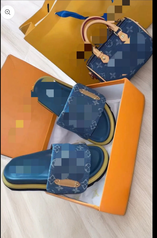 Lv denim set