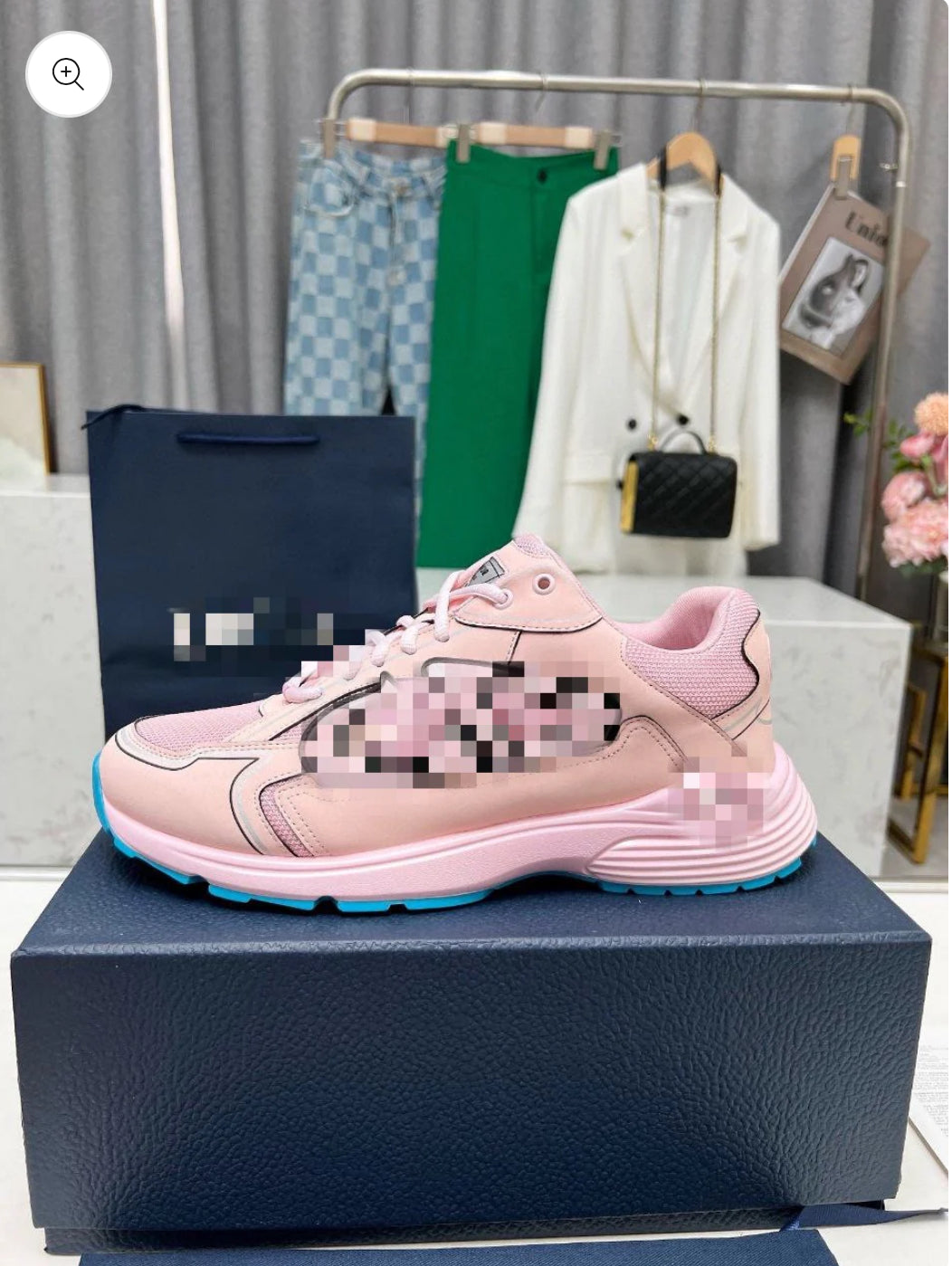 Pink trainers