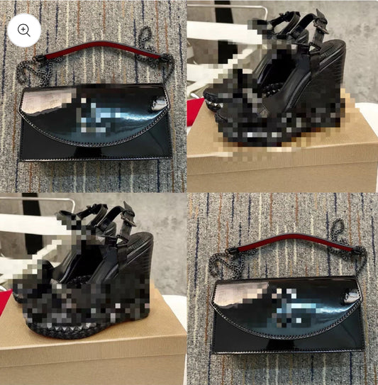 Black bag/heel set
