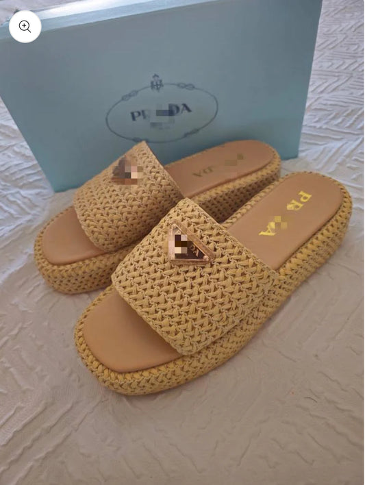 Beige sandals