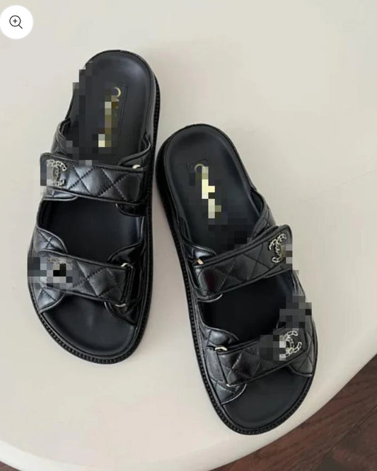 Black C Sandals