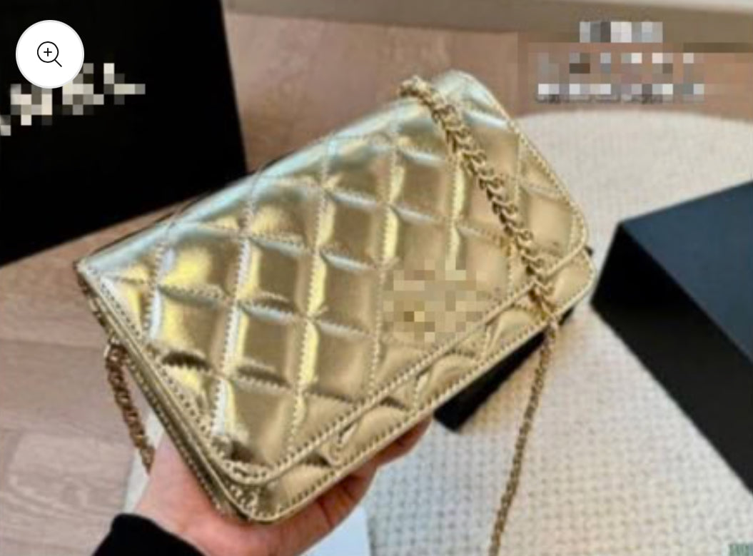 Gold c bag