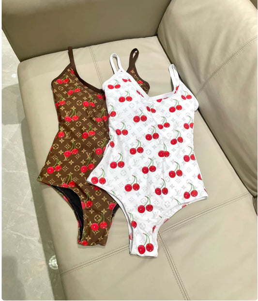 Cherry swimming costume