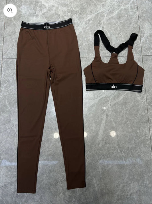 Brown gym set